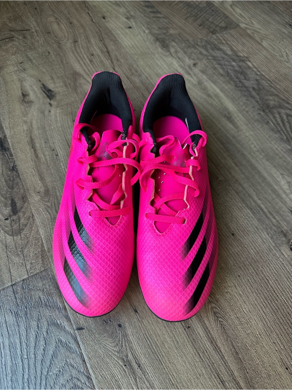 adidas Pink and Black Athletic Cleats